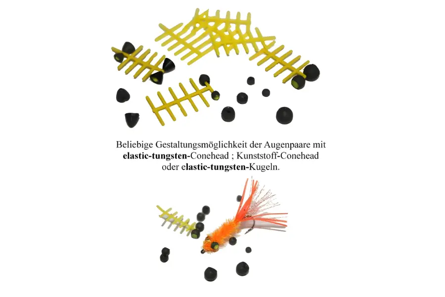 T-Halter Kunststoff Elastic-Tungsten